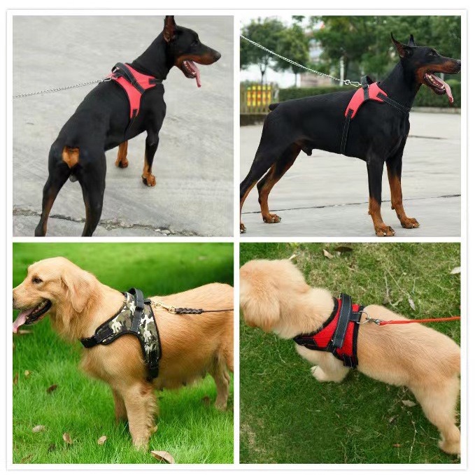 Pet Dog Harness Anjing Vest Rompi Baju Tuntun Anjing Besar Kecil