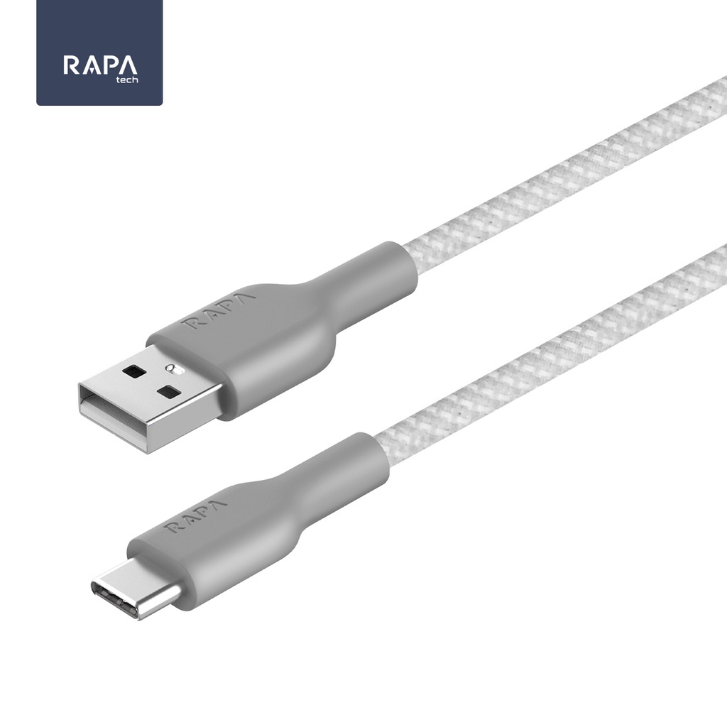 RAPAtech LINE MAX I ORIGINAL KABEL DATA TYPE C FAST CHARGING 3A USB-A to USB-C Cable [DC2021]