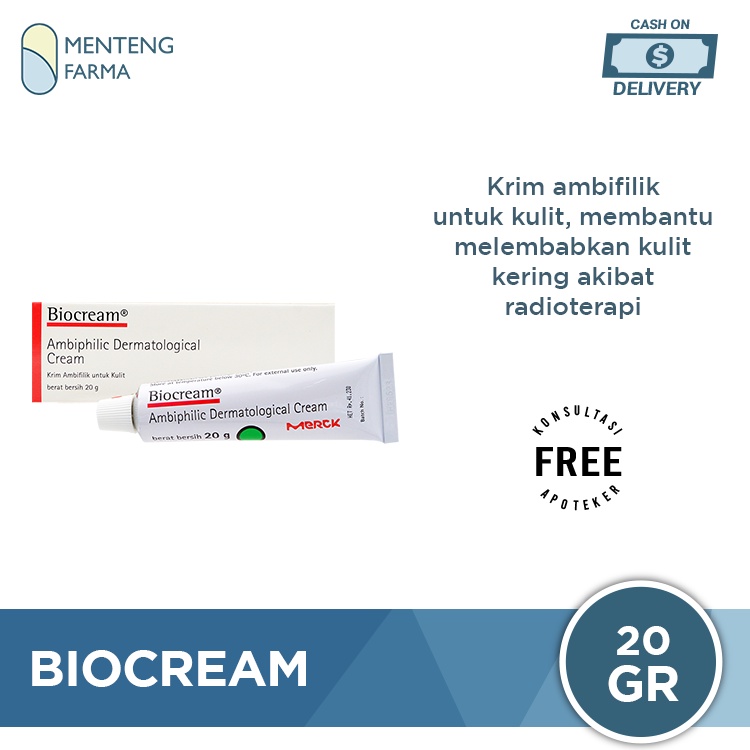 Jual Biocream Cream 20 G - Pelembab Kulit Kering Akibat Radioterapi ...