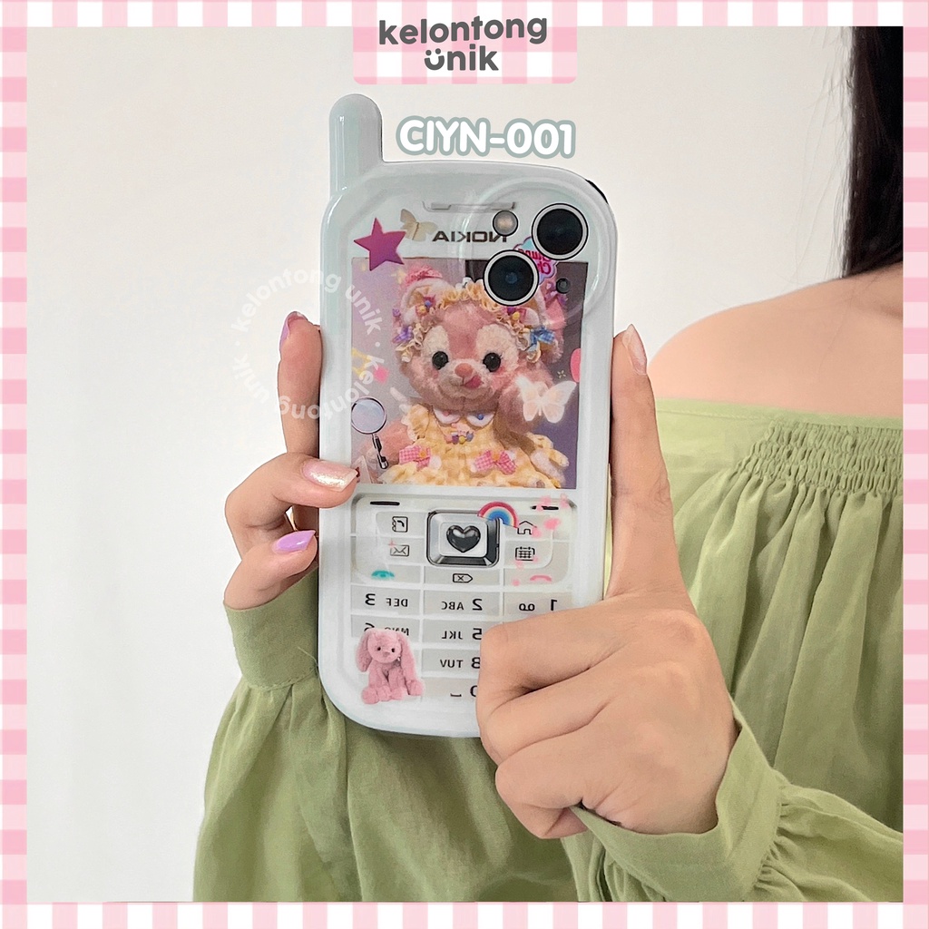 For iPhone - Old Nokia Chupa Bear Glossy Soft Case