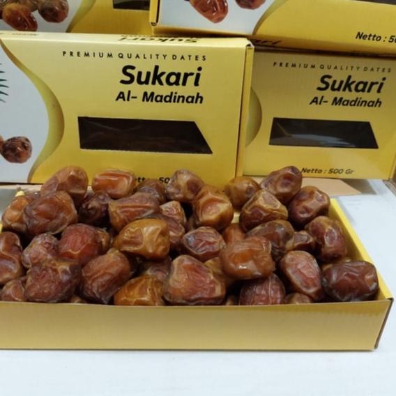 

❆ kurma sukari/kurma raja/kurma sukari al qassim 500gr( kemasan dus) ♦