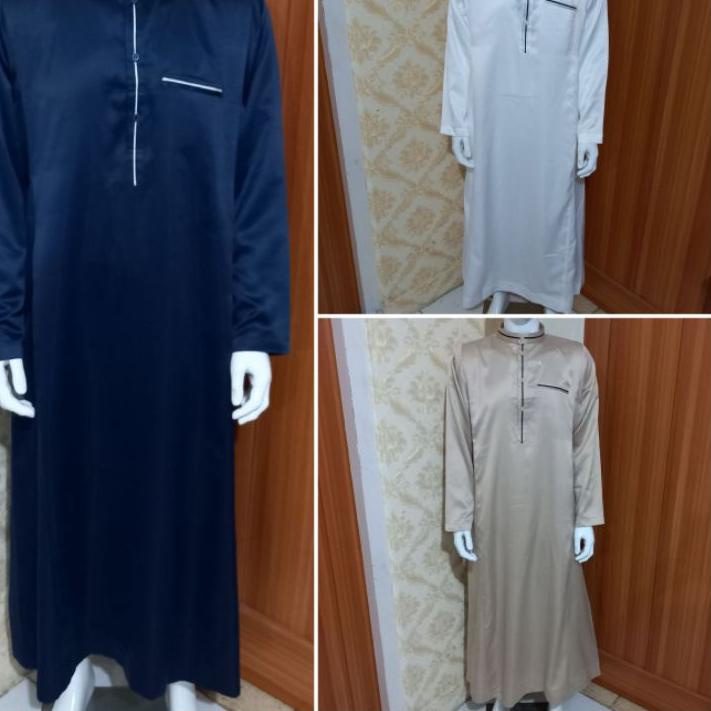 ✾ GAMIS COWOK / JUBAH PRIA / GAMIS PRIA / JUBAH GAMIS PUTIH/ JUBAH ARAB / JUBAH LAKI-LAKI / GAMIS JU