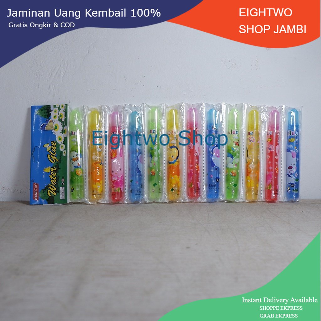 

-EIGHTWOSHOP- Lem Kertas Cair Murah Water Glue 15ml