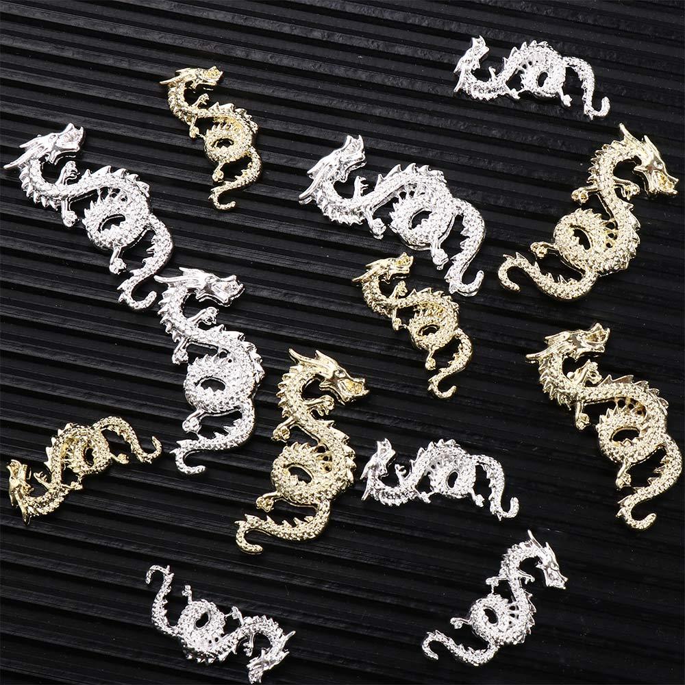 Mxbeauty Naga Dekorasi Kuku Wanita Fashion Emas Manicure Aksesoris Hiasan Kuku Gaya Cina 3D Nail Jewelry