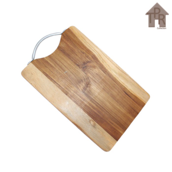 Talenan Kayu Jati / Teak Wood Chopping Board Kotak Tebal Berkualitas