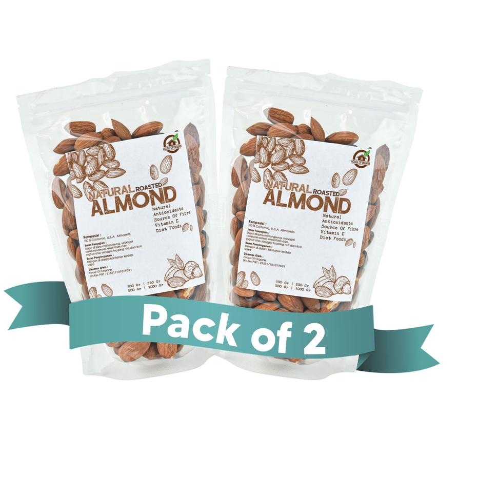 

☞ House Of Organix Pack Of 2 Roasted Almond 250 Gr ☆