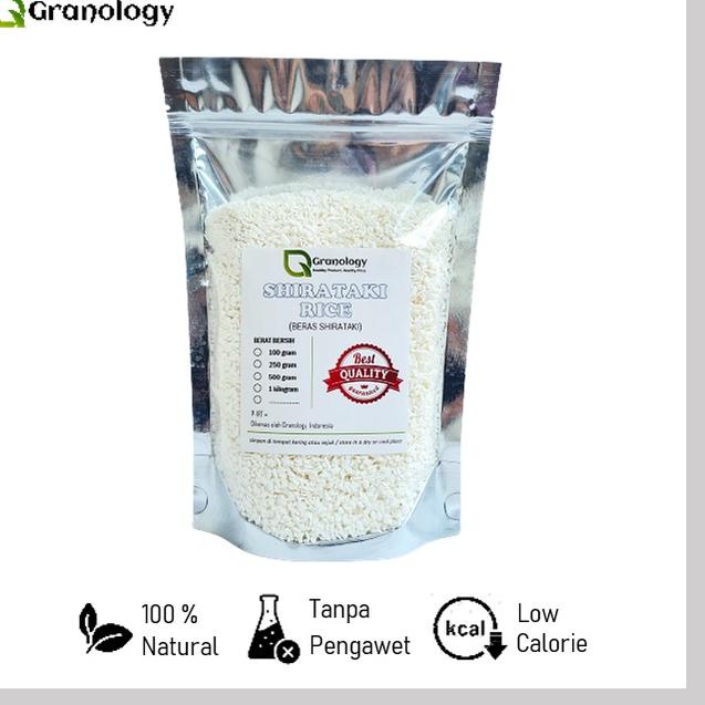 

➣ Beras Shirataki Konyaku Kualitas Premium (500 gram) by Granology ➬