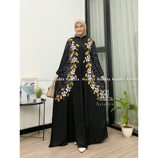 Gamis twill rayon premium terbaru dan terlaris gamis jumbo grosir batik dress wanita