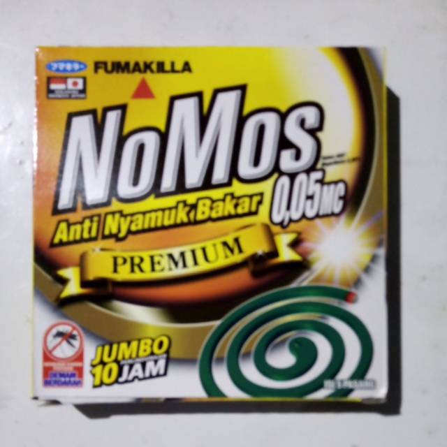 Fumakilla Nomos Premium Jumbo 0.1mc Obat Nyamuk bakar Coil Bakar Nomos Premium 0.1mc Jumbo Obat nyamuk bakar pengusir nyamuk demam berdarah aedes aegypti