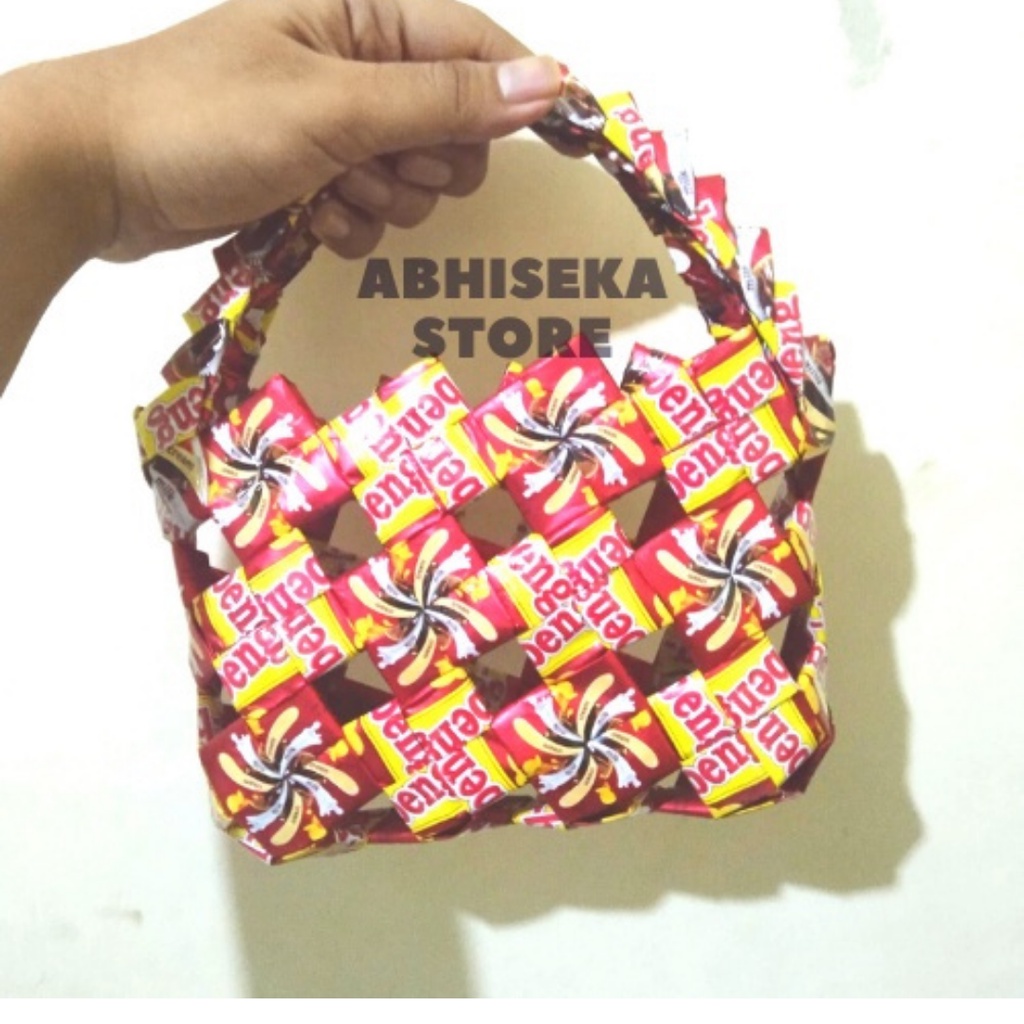 Tas HP dari Bungkus Kopi Kerajinan Tangan Unik - Toko Abhi