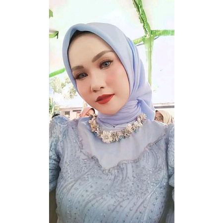 Kalung DAILY HIJAB/Crystal Beads Necklace/Kalung Mutiara