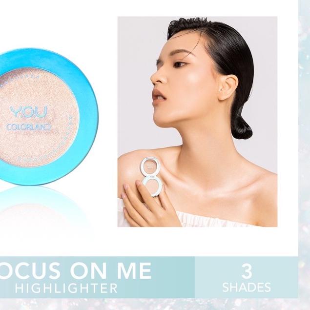 ❊ YOU Colorland - Focus On Me Highlighter / Highlighter You ( YOU MAKEUPS OFFICIAL STORE ) ❉