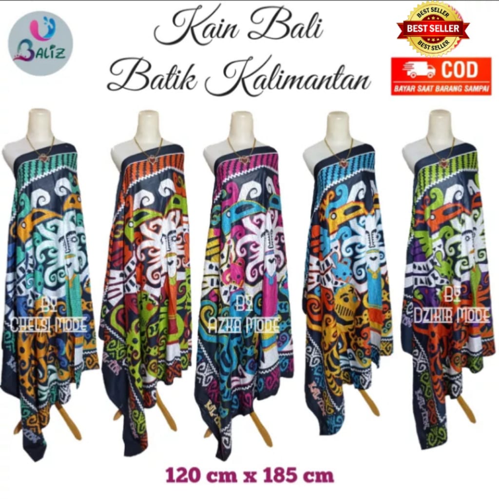 Kain Pantai Kain Bali Pantai - Kain Bali Jumbo Motif New Batik Kalimantan - Sarung Pantai SEMBILAN MODE - Sarung Bali - Kain Pantai - Kain Katun Jepang - Kain Untuk Hiasan Dinding - Kain Untuk Plafon Mobil Truk Dan Mobil 3/4 Lainnya