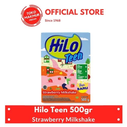 

HILO TEEN STRAWBERRY MILKSHAKE 500GR