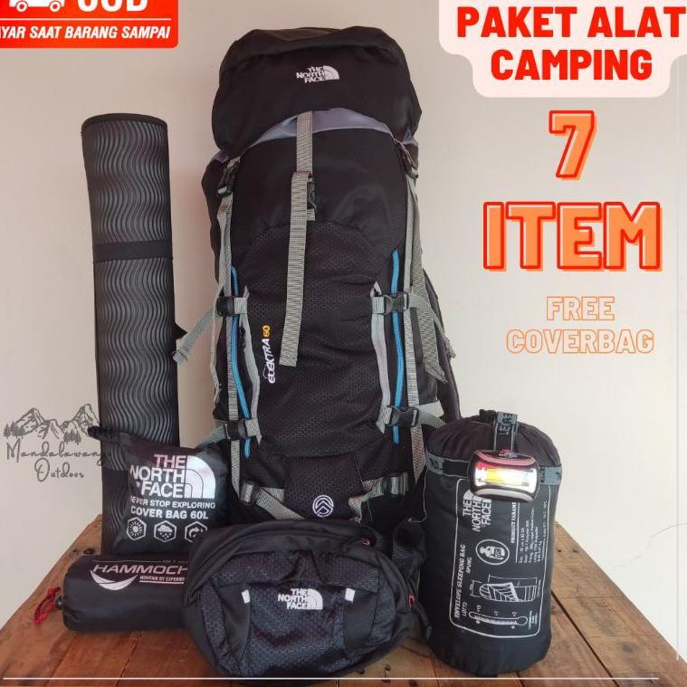 SALE TERBATAS [ PAKET LENGKAP CAMPING ] TAS CARRIER RANSEL GUNUNG 60 LITER UP 65 LITER TAS PENDAKI G