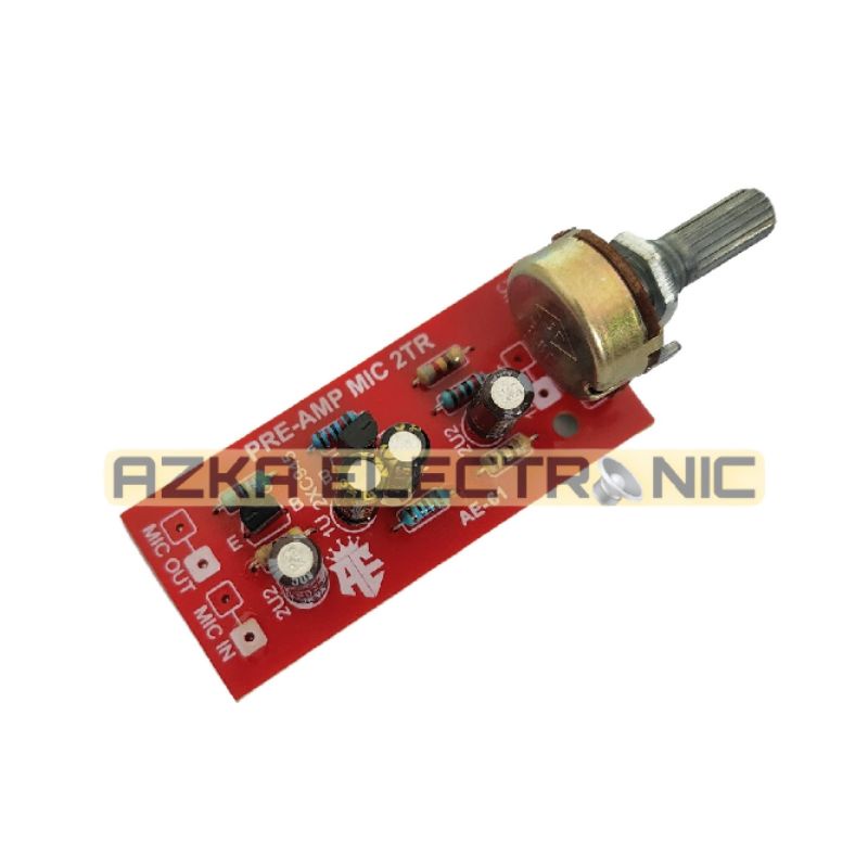 Kit Preamp Mic 2 TR Transistor AE-61