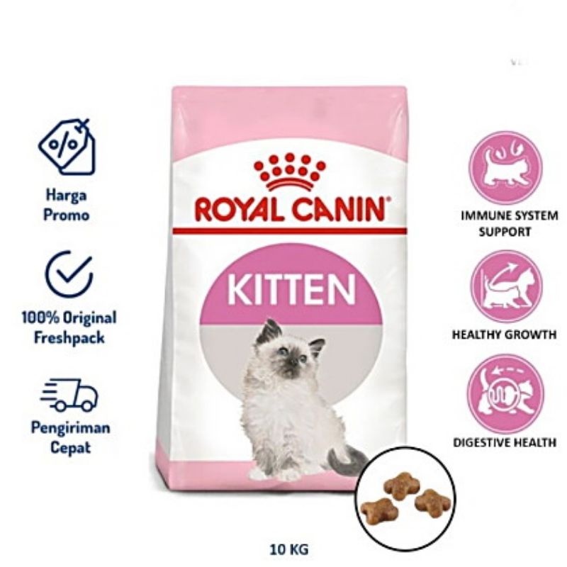 Royal Canin Kitten 36 10kg Fresh Pack (Khusus Gojek/Grab)