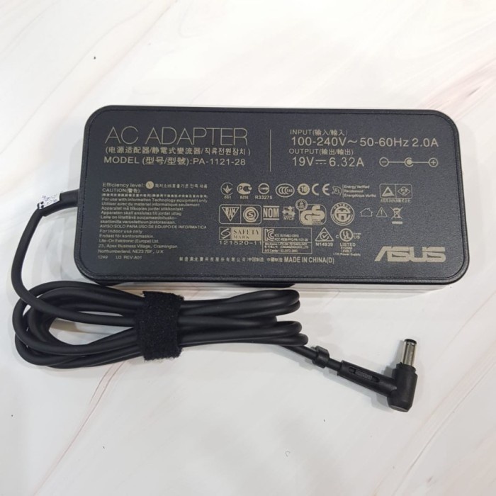 ASUS 19V 6.32A 120W 6.0*3.7mm AC Laptop Adapter Power Charger For ASUS