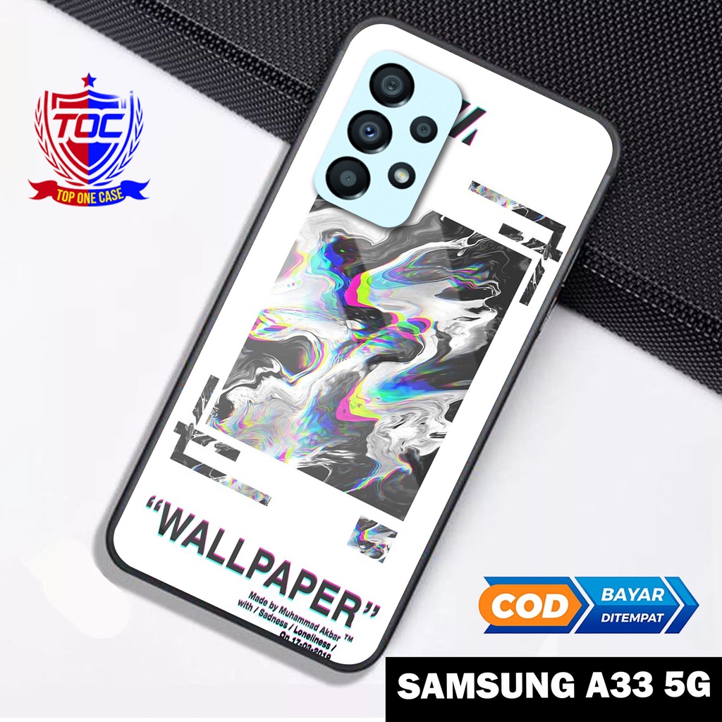 Case SAMSUNG A33 5G - Casing SAMSUNG A33 5G Terbaru Top One Case [ MOTIF BRND ESTETIK ] Casing Hp SA