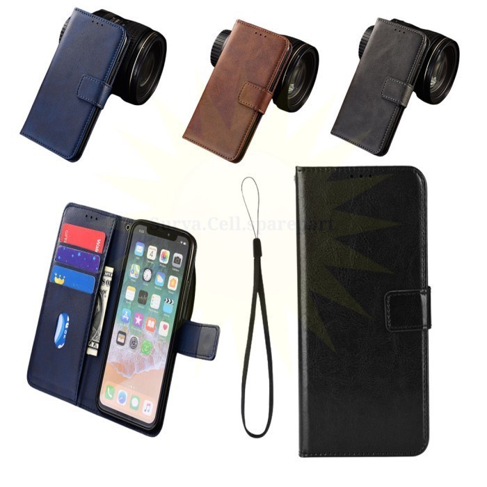 Flip Case Walet Dompet Vivo Y91 Y93 Y95 Y12 Y15 Y17 Y12i T1 5g