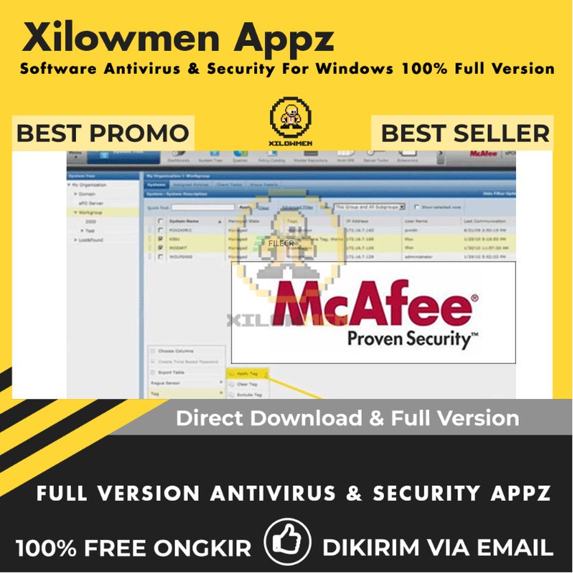 [Full Version] McAfee Agent / Embedded Pro Security Lifetime Win OS