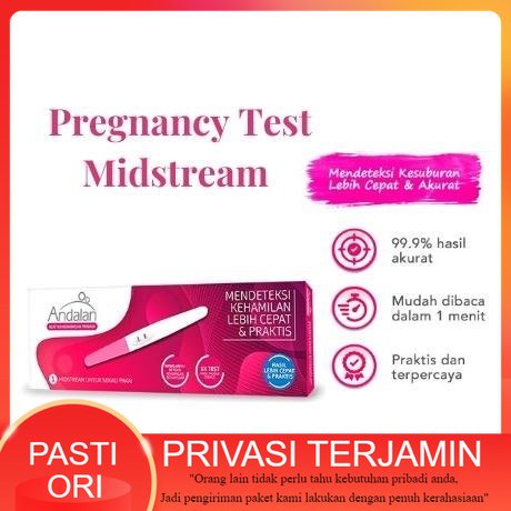 Andalan pregnancy test midstream / Test pack Andalan Pregnancy Test Midstream / alat uji kehamilan P