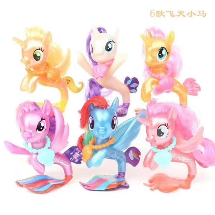 ✿ BISA COD✿ figure my little pony mermaid topper kue pony duyung