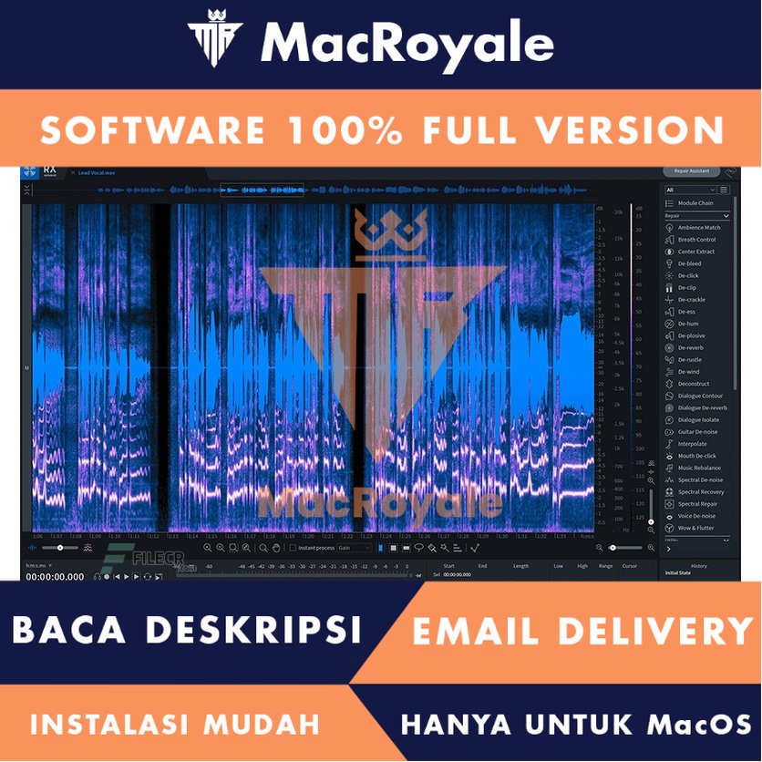 [MacOS] iZotope RX 10 Audio Editor Advanced Full Version Lifetime Full Garansi