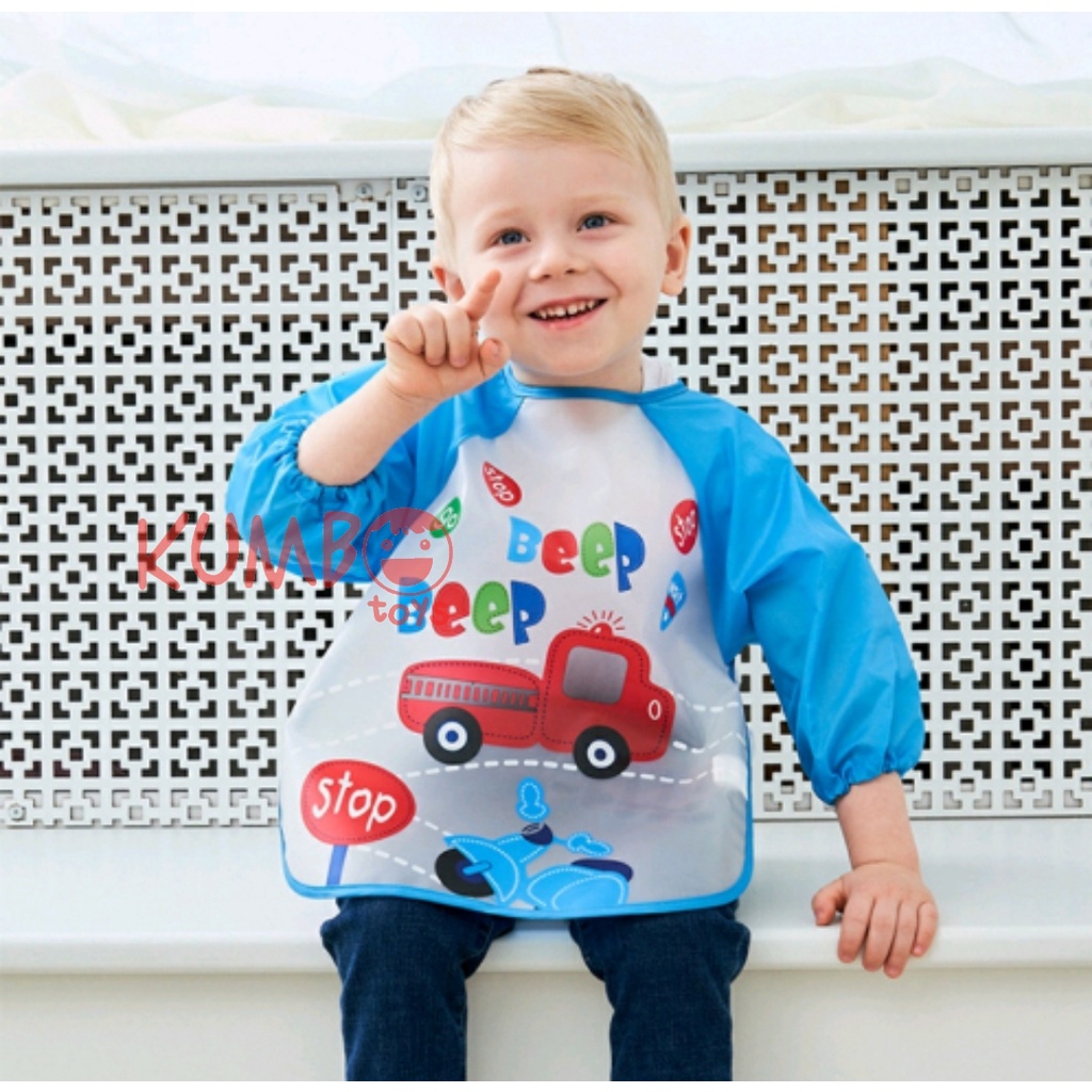 Celemek Baju Anak Apron Masak dan Melukis Karakter Lucu Bib Anti Air EVA