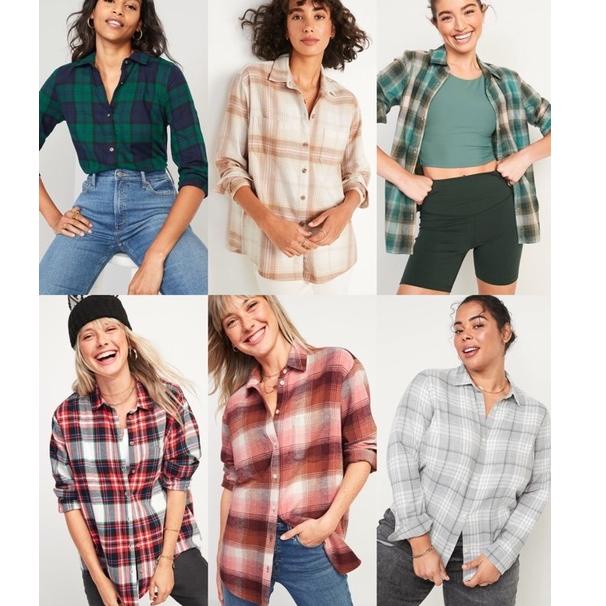 MURAH Old Navy Plaid Flannel Collection