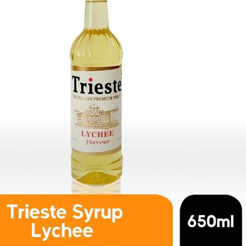 

⅍ Syrup Trieste Lychee Flavour 650ml Sirup Leci ☃