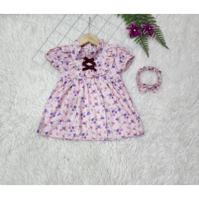 Baju anak perempuan Dress flower baby girl