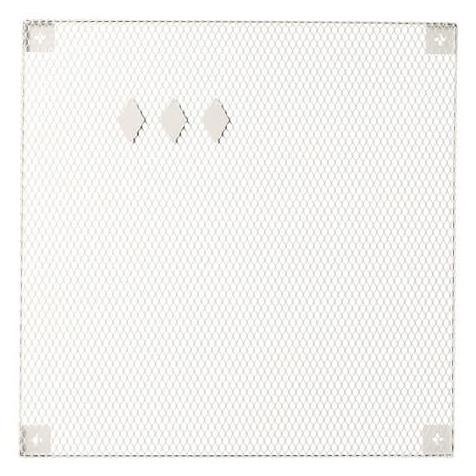 

IKSodergarn Papan Tempel Memo Dgn Magnet Putih Steel Memoboard 60x60Cm