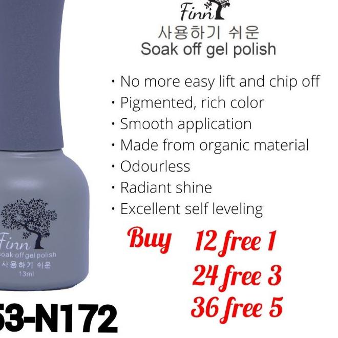 ➩ KUTEK GEL/FINN GEL POLISH(N153-N172) ✳