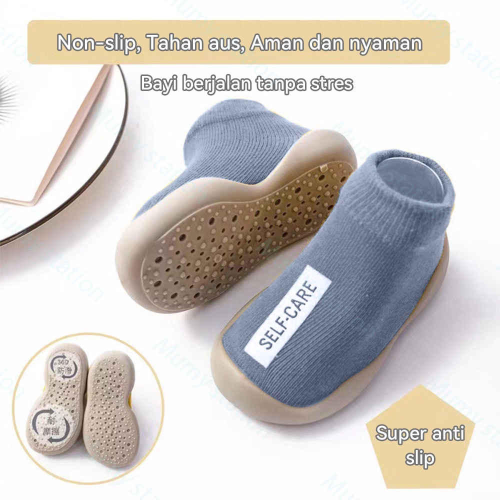 Mumystation Sepatu Prewalker Bayi Sepatu Anak Bayi Sepatu Kaos Kaki Karet