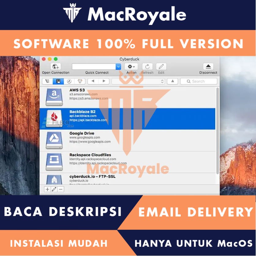 [MacOS] Cyberduck Full Version Lifetime Full Garansi