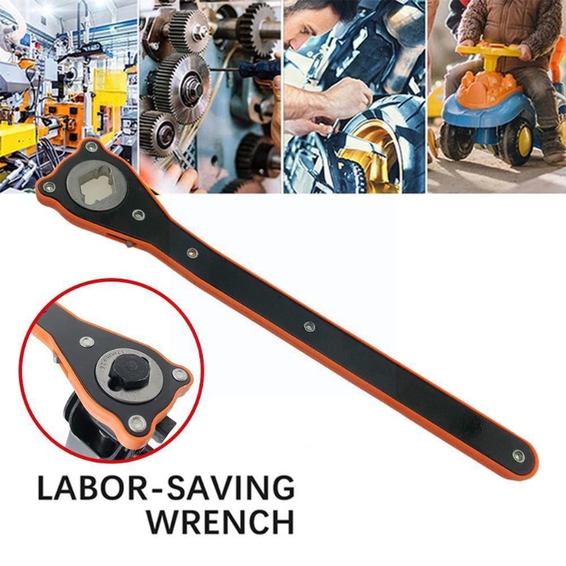 Kunci Angkat Dongkrak Mobil Dual Purpose Labor saving Handle Jack Wrench Emergency Alat Perbaikan Pengganti Ban Aksesoris