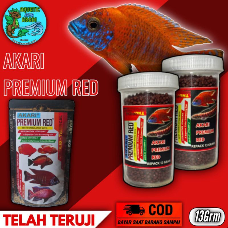 Pelet Akari Premium Red - 20 Gram