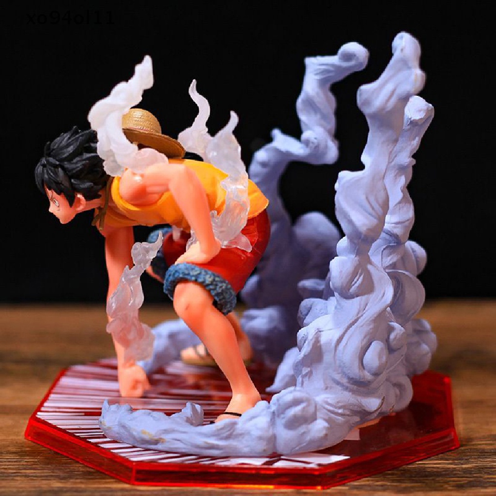 Xo One Piece Anime Figure Luffy Gear2 Fighg Stance Action Figurines Model Pvc OL