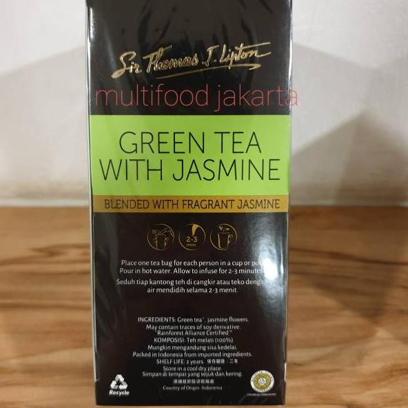 

➨ Lipton green tea with jasmine / teh hijau melati lipton premium ☉