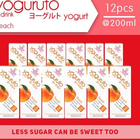 

❉ Yogurt Heavenly Blush Yoguruto Peach [12Px200ml] ✬