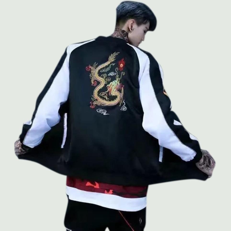 HARGA BERSAHABAT X Urband Absolute Jaket Sukajan Dragon / Jaket Sukajan Naga A152