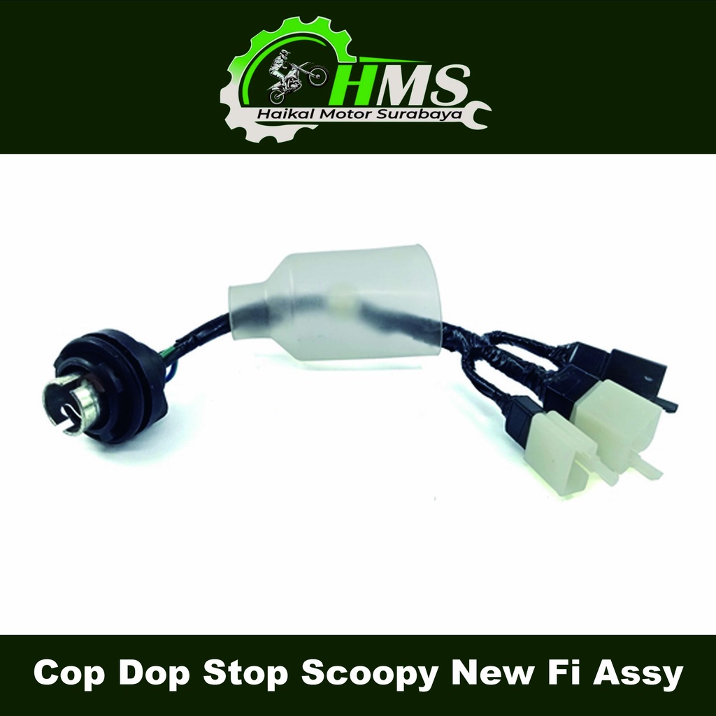 Cop Dop Stop Scoopy New Fi Assy - Fitting Cop Lampu Belakang Dop Stop Honda Scoopy New Fi 2018