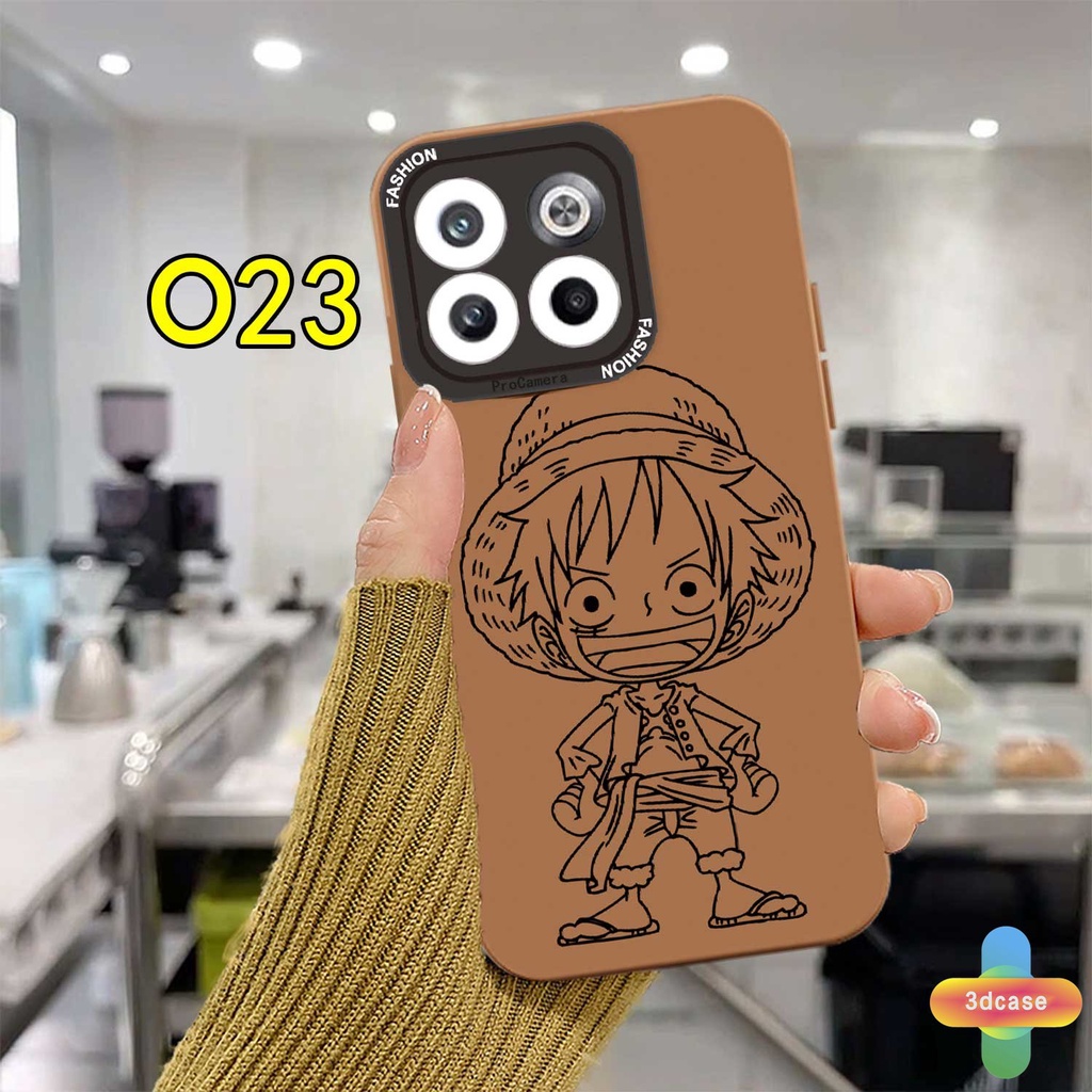 Soft Case OPPO A54 A15 A5S A3S A16 A95 A7 A5 A9 A31 A53 2020 A12 A1K A16K A54S Reno 4 5F 4F A74 A15S A52 A11K A92 A35 A11 A93 A32 A72 A94 A53S F17 PRO A16S A12S Cartoon One Piece Pattern Soft TPU Shockproof Back Cover