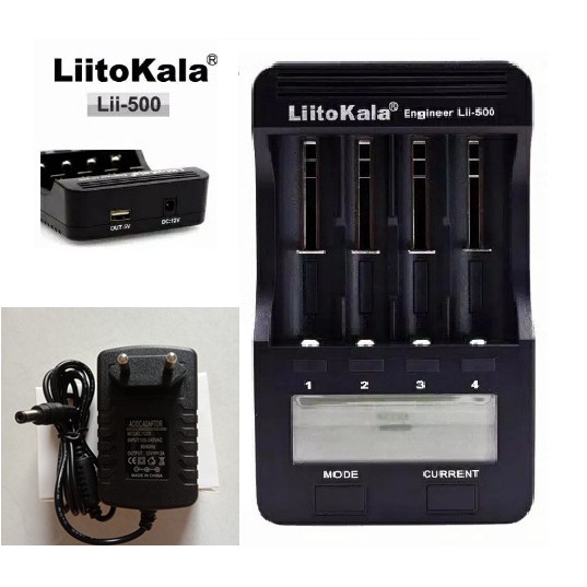 LiitoKala lii 500 Smart Charger Beterai /Battery AA AAA 18650 17500 dll