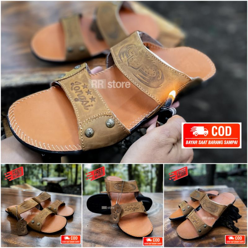 Sandal Kulit Pria  / Sandal Kulit Premium / Sandal Kulit Asli  100% / Sandal Kulit Pria 100% Origina