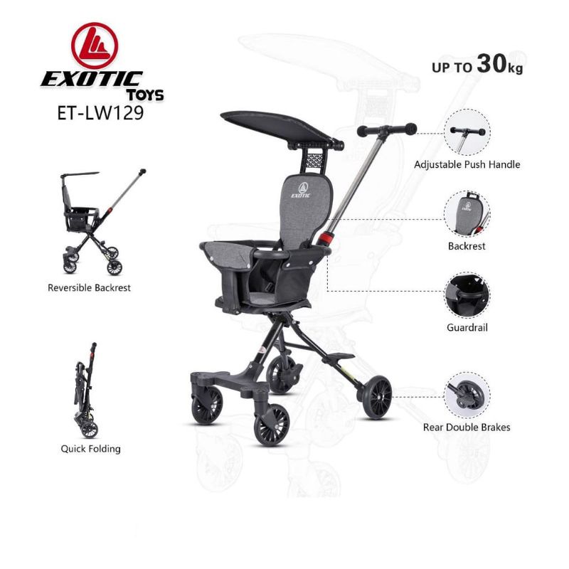 Magic Stroller Micro Trike Kursi Dorong Exotic Traveller ET LW 129 ET LW 119