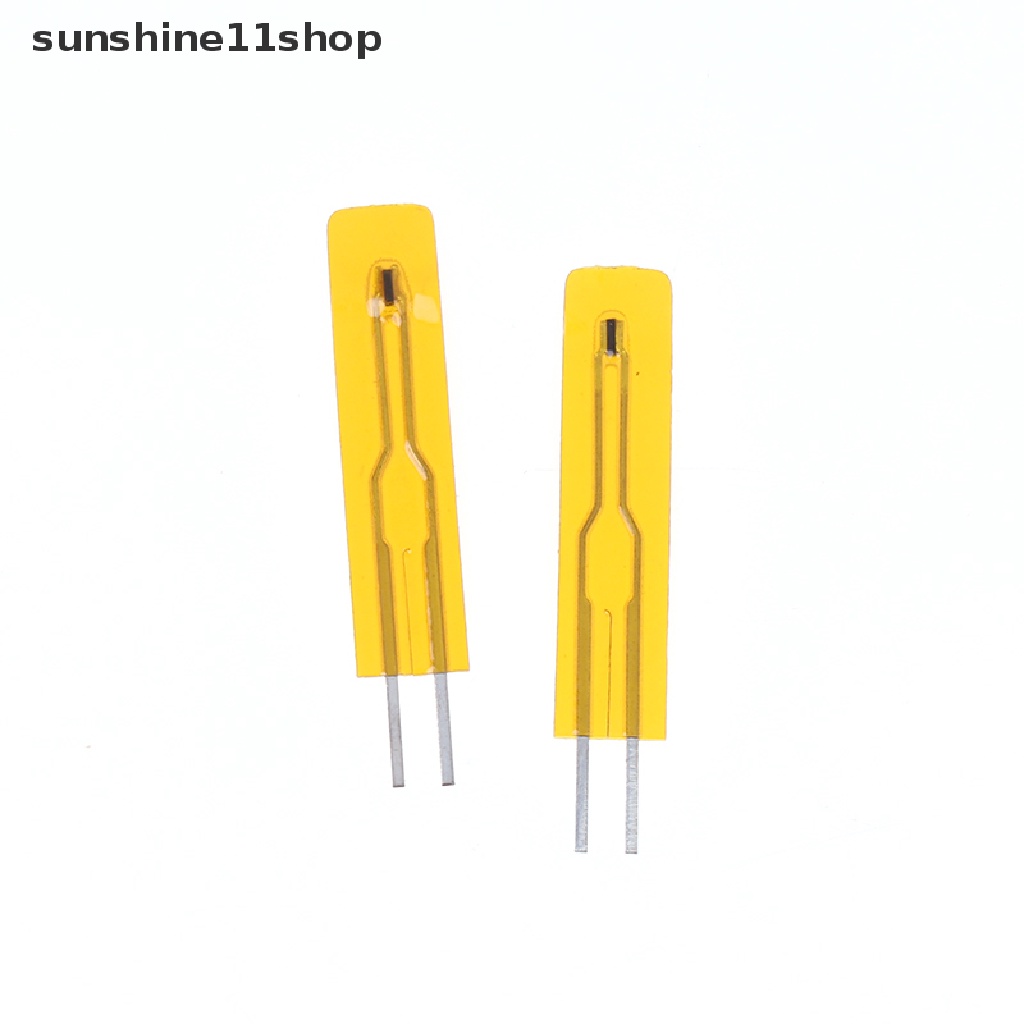 Sho 5pcs Termis Film Tipis NTC 2.5cm 338010k 50K 100K MF5B Smd1% Sensor Suhu N