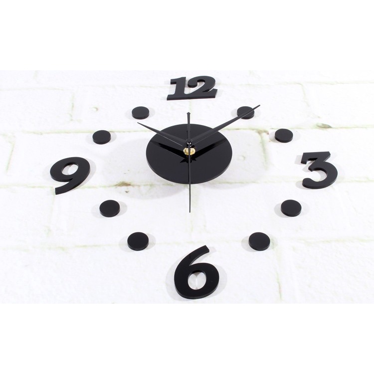 (BISA COD) FTIHSHP  Jam Dinding DIY Giant Clock Creative Design 30cm - DIY-06