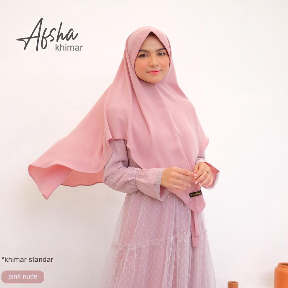 SIAP KIRIM Khimar AFSHA Antem Instant by RiskiRich